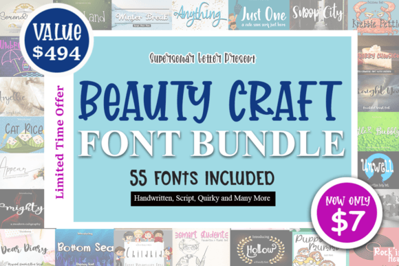 Download Beauty Craft Font Bundle - Craf Collection