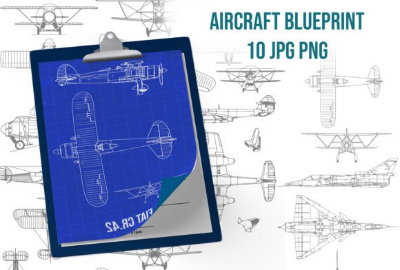 Download AirCraft Blueprints Poster - Premium Resources