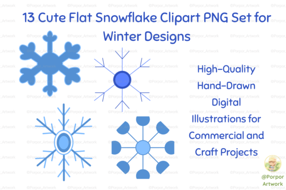 Download 13 Winter Snowflake PNG Clipart for Craf - Craf Collection