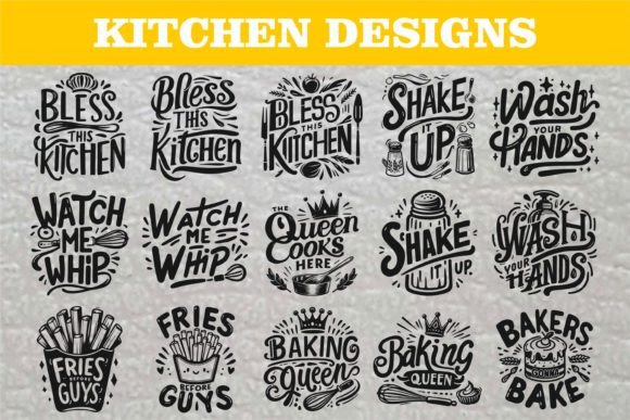 Download Crafty Kitchen Decor: SVG Bundle - Craf Collection