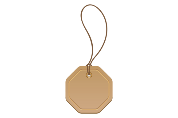 Download Tag Hang on String. Blank Realistic Craf - Craf Collection