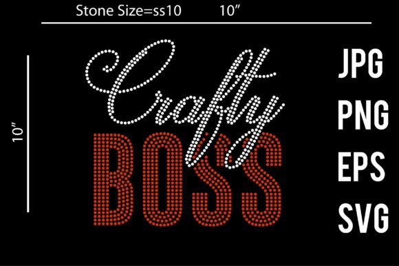 Download Crafty Boss Rhinestone Template Design - Craf Collection